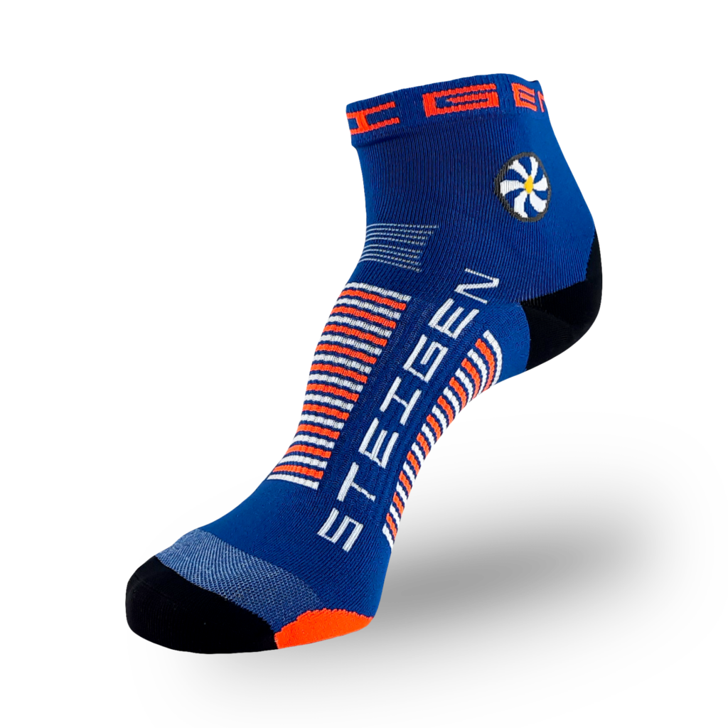 Royal Blue Running Socks ¼ Length