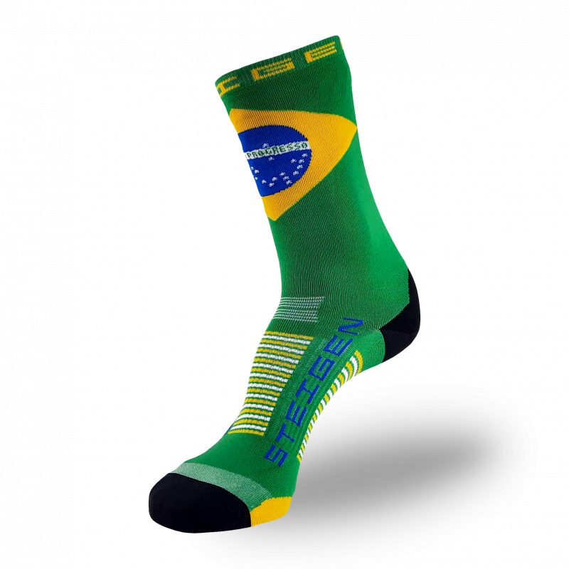 Brazil Running Socks ¾ Length