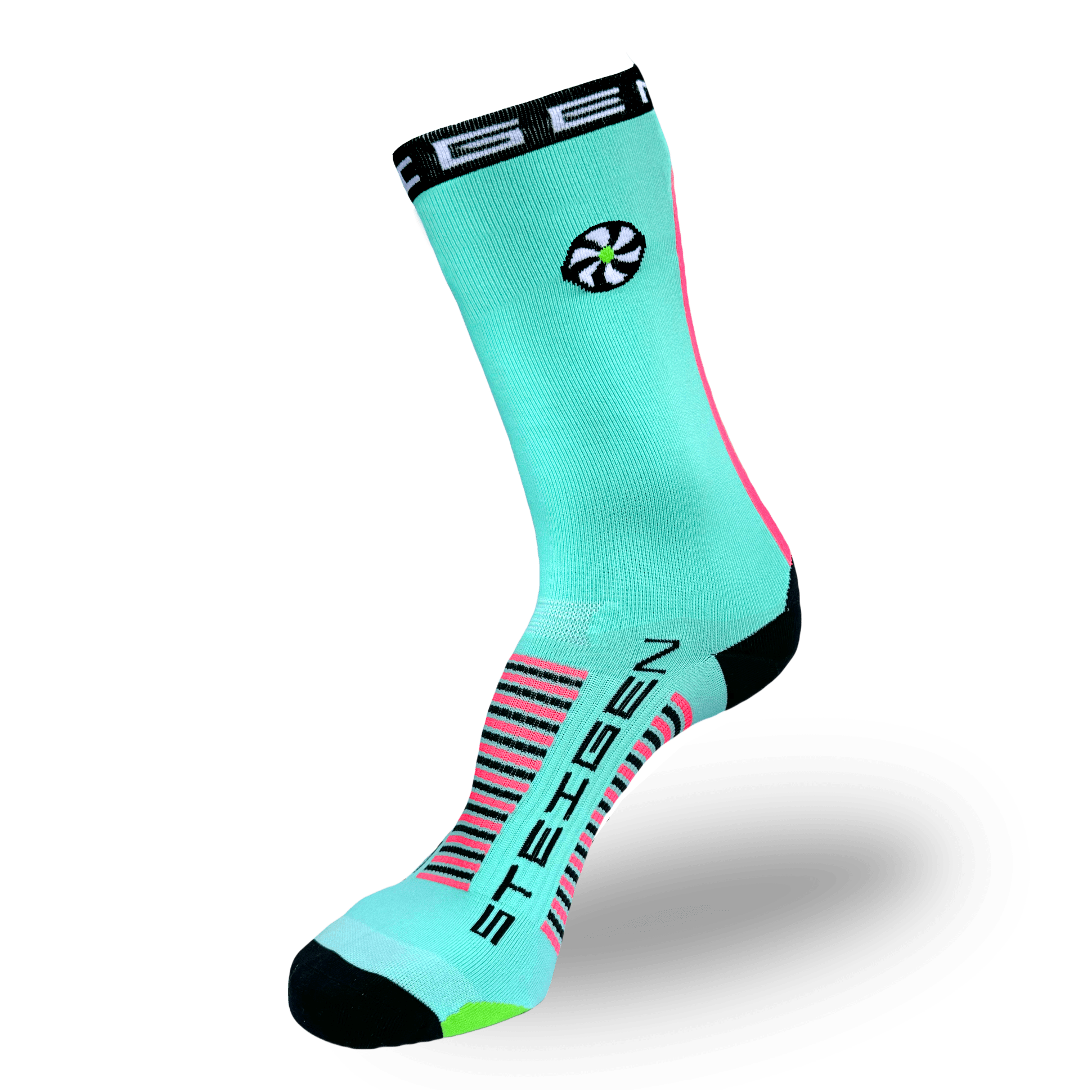 Licorice AllSorts Running Socks ¾ Length