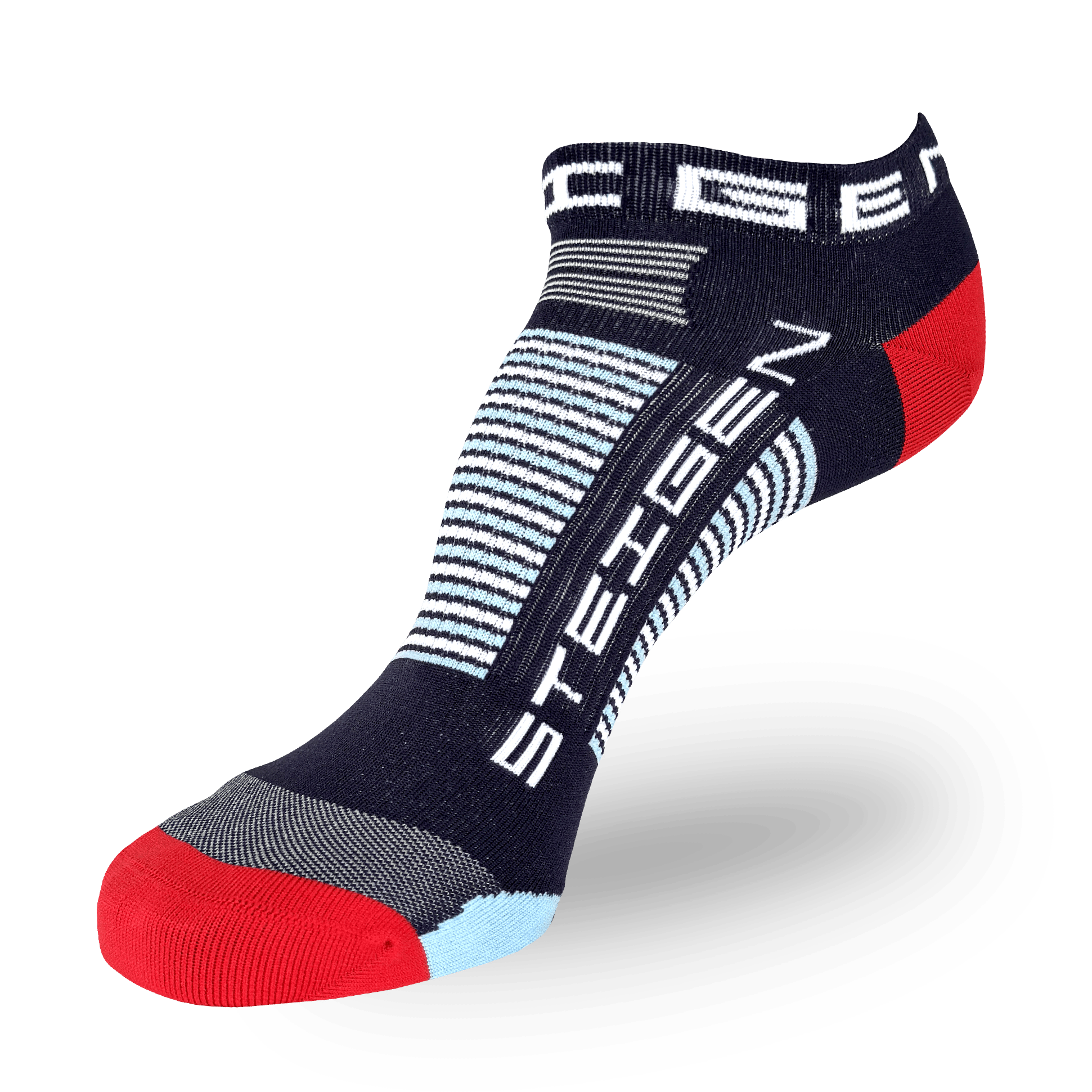 Navy Running Socks Zero Length