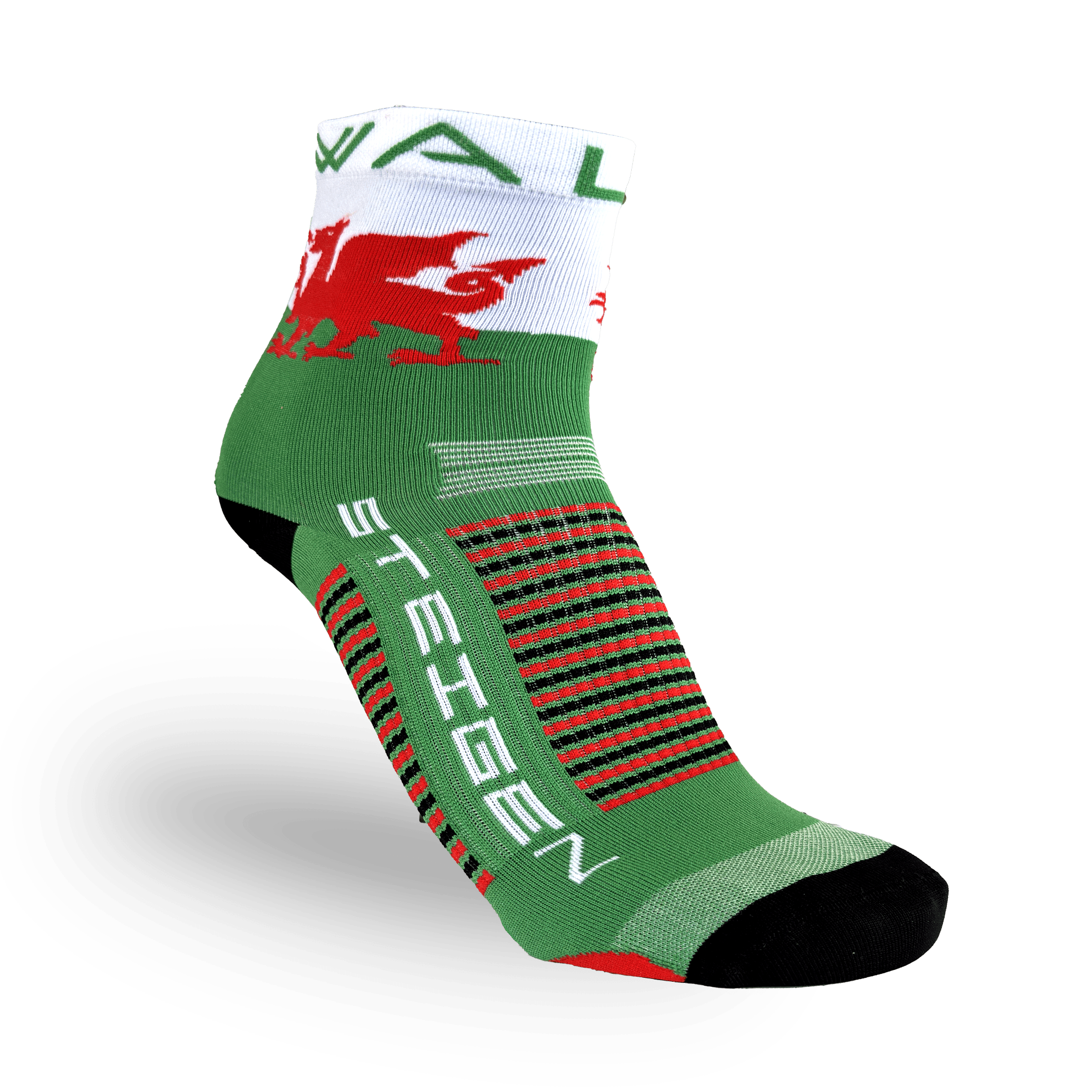 Wales Running Socks ½ Length - Image 3